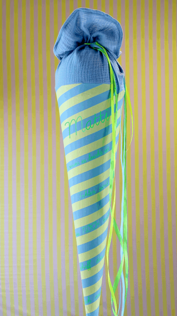 Schultüte Mutmachsprüche - Nordlicht